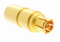 SSMP Female Jack RF Τερματισμός φορτίου 0,5 Watt έως 40GHz Χρυσό επιχρισμένο Βεριλλίμιο Χαλκό 1.35 VSWR