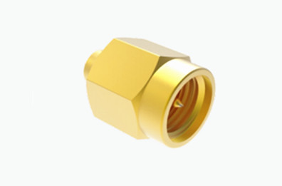 SMA Male Gold Plated RF Coax Plug  for 2#Semi-rigid/Semi-flexible Cable