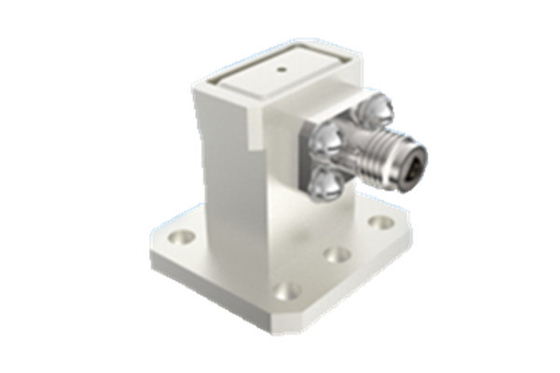 15GHz-22GHz K2.92mm Right Angle  to WR51 Waveguide Coaxial Adapter for Aerospace