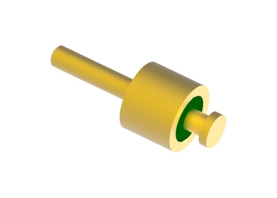 Single Pin Hermetic DC Glass To Metal Seals With Gold Wire Bonding Surface MC-1129-JH