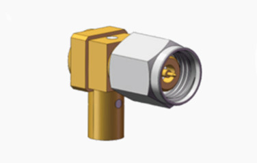 2.4 Male Right Angle Stainless Steel Brass Material RF Coaxial Connector