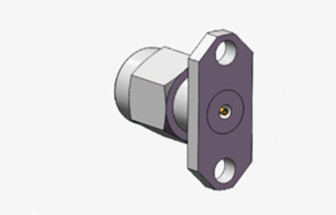 K Male 2.92mm Series Stainless Steel 2-hole Flange RF Coaxial Connector