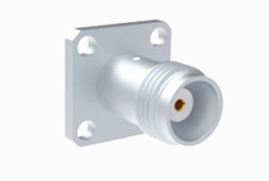 TNC Female Nickel Plated 50Ohm Flange Mount Stainless Steel RF Coaxial Connector