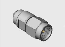 Stainless Steel 3.5 Mmw Millimeter Wave Connector Male Plug For Cable CNX3506, MF108A Frequency Reach Up To 33GHz - Alternative To Higher Frequency 26GHz SMA Connector