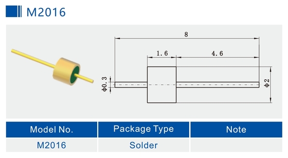 Customizable 50Ohm RF Single Pin Header Hermetic Glass To Metal Seal M2016 ROHS ISO-9001-2015 Certificate