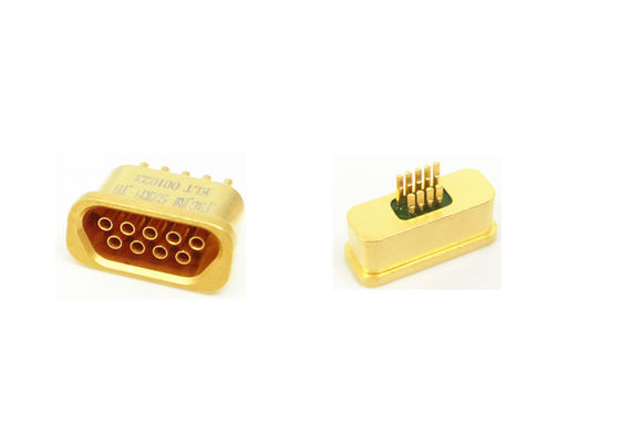 Hermetic Seal 9 Pin Contact Micro-D J30JM Series Connector
