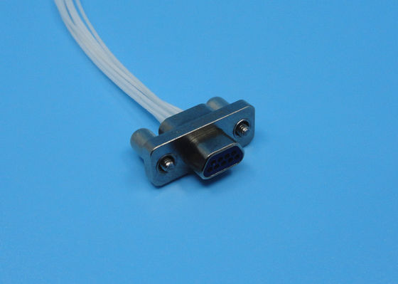 ELT J30J 9 Pin Micro-D Rectangular Plug Connector with 200mm AFR250 Cable