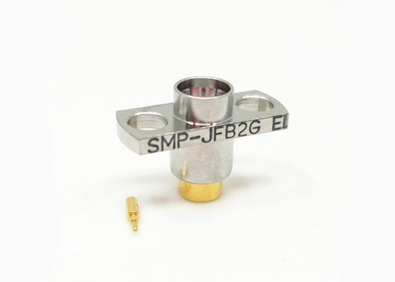 Stainless Steel SMP 2 Holes Flange Male RF Connector