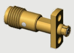 Δύο τρύπες Φλάντζης SMA Γυναίκα / Jack προς SMP Γυναίκα / Jack Adapters έως 18GHz