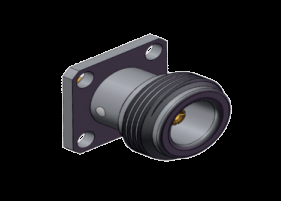 4 Τρύπες Φλάντζης N Type Female Jack RF Coaxial Connector συχνότητα έως 11GHz