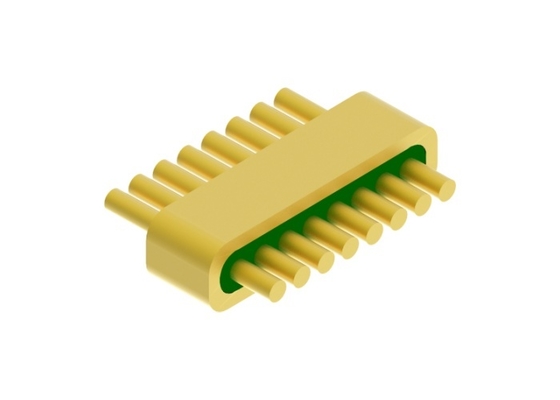 Kovar 4J29 8-Pin Header Connector Hermetic DC Straight Cut για τη συγκόλληση MC-1766-JH