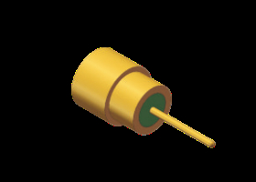 SMPS Αρσενικός Συνδετήρας PCB 60GHz 50Ω Επιχρυσωμένο Ομοαξονικό RF