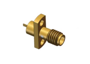 Επιχρυσωμένοι θηλυκοί σύνδεσμοι SSMA Mini Jack Flange με Microstrip Flat για Μικρο-Βάση Σταθμού 5G