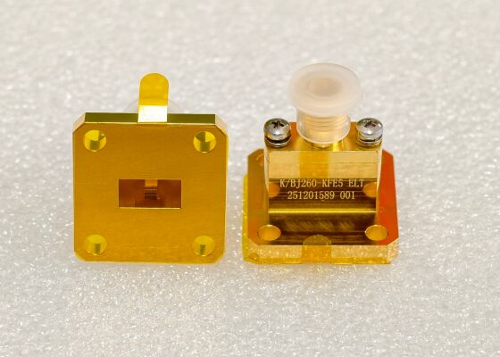 Διοδηγός κυμάτων σε κοαξιακό προσαρμογέα με θύρα καθοδηγού κυμάτων WR90,WR75,WR60,WR51,WR42,WR34,WR28,WR22,WR19,WR15,WR12,WR10,WRD750,WRD650,WRD500,WRD180 από 6,5GHz έως 145GHz