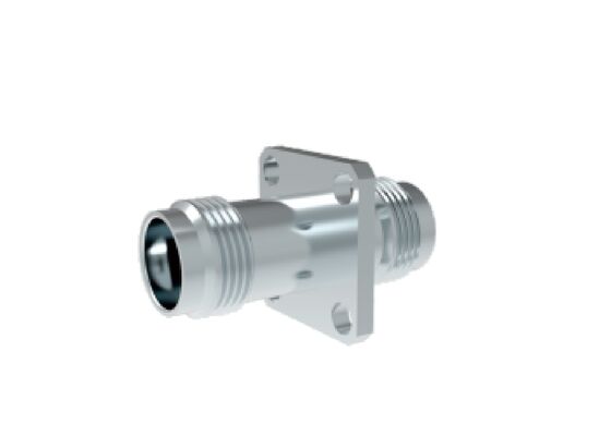50Ω 11GHz TNC Jack to Jack Adapter Aerospace RF Connectors with Low Insertion Loss Max 0,3dB