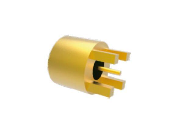50Ω 40GHz Ερμητικά σφραγισμένα κοβαρικά κράμα Κέλυφος 4 πόδι μέσω των συνδέσεων τρύπας για PCB Solder Aerospace RF Connectors