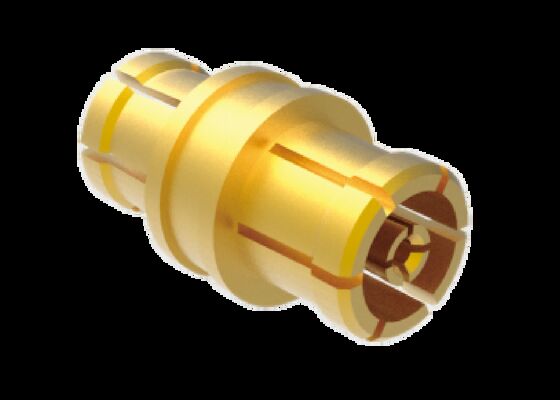Προσαρμογέας 50Ω 40 GHz SMPM Jack to Jack Aerospace RF Connectors με χαμηλή απώλεια εισαγωγής
