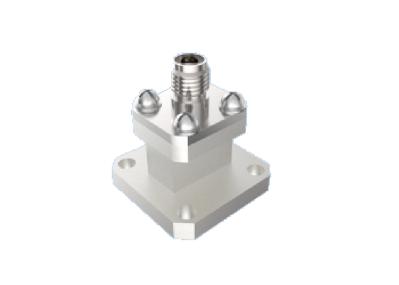 BJ220/WR 42 Οδηγός κυμάτων σε 2.92mm K Type Adapter 18GHz~26.5GHz Τελική εκτόξευση αεροδιαστημικών RF συνδέσεων που χρησιμοποιούνται για την ζώνη K