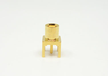 Η επιτροπή PCB τοποθετεί Crimp MCX συνδετήρας 500 RF CE διάρκειας κύκλων υποχωρητικό