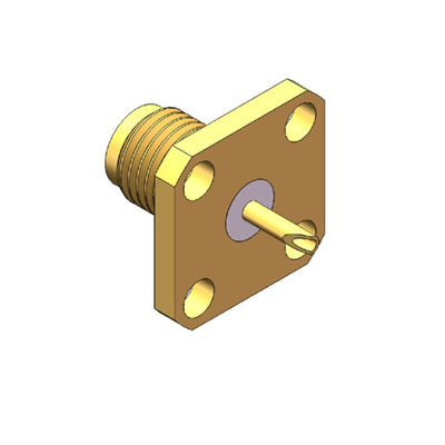 50Ω ο χρυσός σύνθετης αντίστασης κάλυψε το μίνι συνδετήρα εύρους ζώνης SMA RF μεγέθους καλό