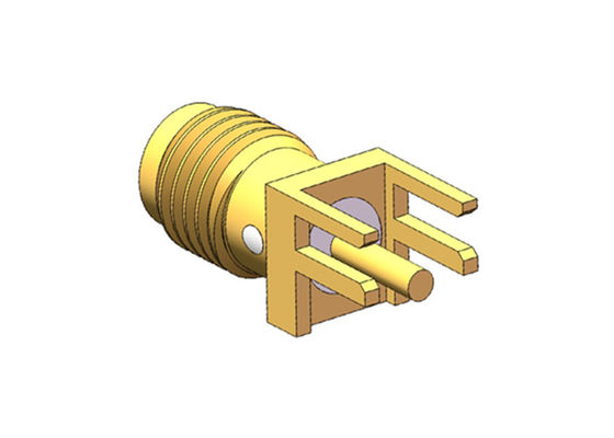 Το συνεχές ρεύμα στο PCB 18GHz τοποθετεί τη θηλυκή ύλη συγκολλήσεως του Jack συνδετήρων SMA RF